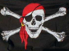 Пиратский флаг, фото с сайта buddel.de (С)