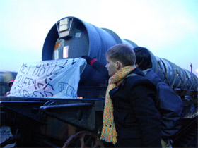 Активисты движений "Белонна" и "Экозащита". Фото Алексея Снигиря/ "Белонна".