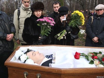 Похороны Сергея Магнитского. Фото с сайта rferl.org