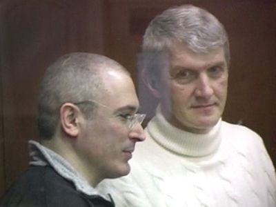 Ходорковский и Лебедев. фото: yugopolis.ru 