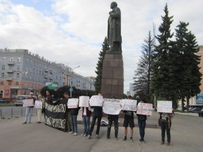 Пикет в Иваново в поддержку медиков (livejournal)