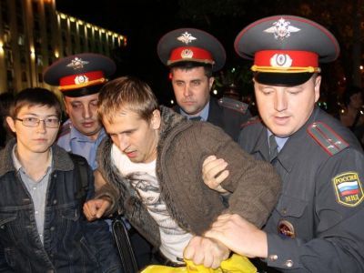 Задержание Алексея Мандригели. Фото: fedpress.ru