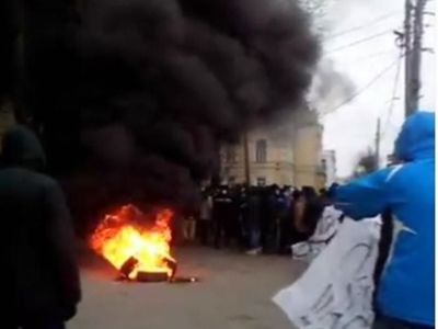Беспорядки в Виннице. Фото: unian.ua