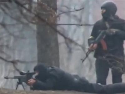 Снайпер МВД на Евромайдане. Фото: forum.top.rbc.ru