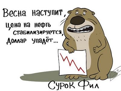 День сурка. Карикатура С.Елкина, источник - dozor.kharkov.ua