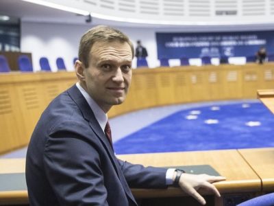 Алексей Навальный на оглашении решения ЕСПЧ, 15.11.18. Фото: navalny.com