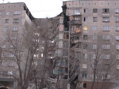 Дом после взрыва. Фото: Марина Садчикова, Каспаров.Ru
