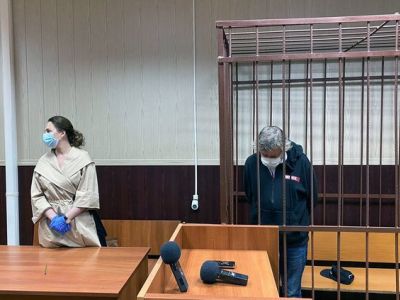 Михаил Ефремов в Таганском районном суде. Скриншот видео пресс-службы Таганского суда