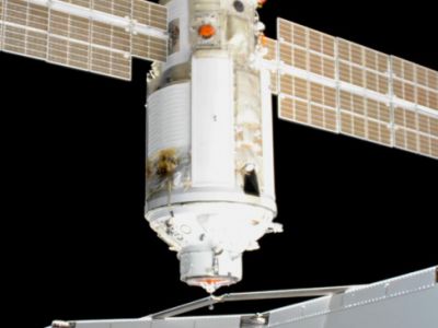 Модуль "Наука" перед стыковкой с МКС. Фото: NASA