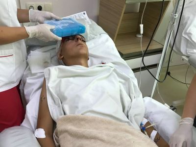 Раненый солдат. Фото: https://jam-news.net/ru